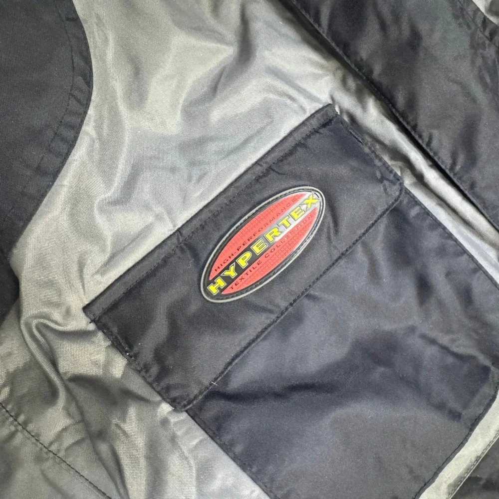 Firstgear Hypertex Motorcycle Riding Suit One Piece Coveralls Black‎ Gray Mens L